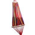 thumbnail image 2 of Hamaca para exteriores, hamaca portátil para jardín, deportes en casa, viaje, Camping, columpio, lona, cama colgante a rayas, hamaca doble para personas individuales PIX-LINK Mobiliario de acampada, 2 of 2