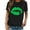 Black, variant on Aayomet St Patrick's Day Casual Tops For Women Women Summer Ribbed Knit T Shirt Tee Tops Casual Dressy Rib Tshirt Tunic,Green M