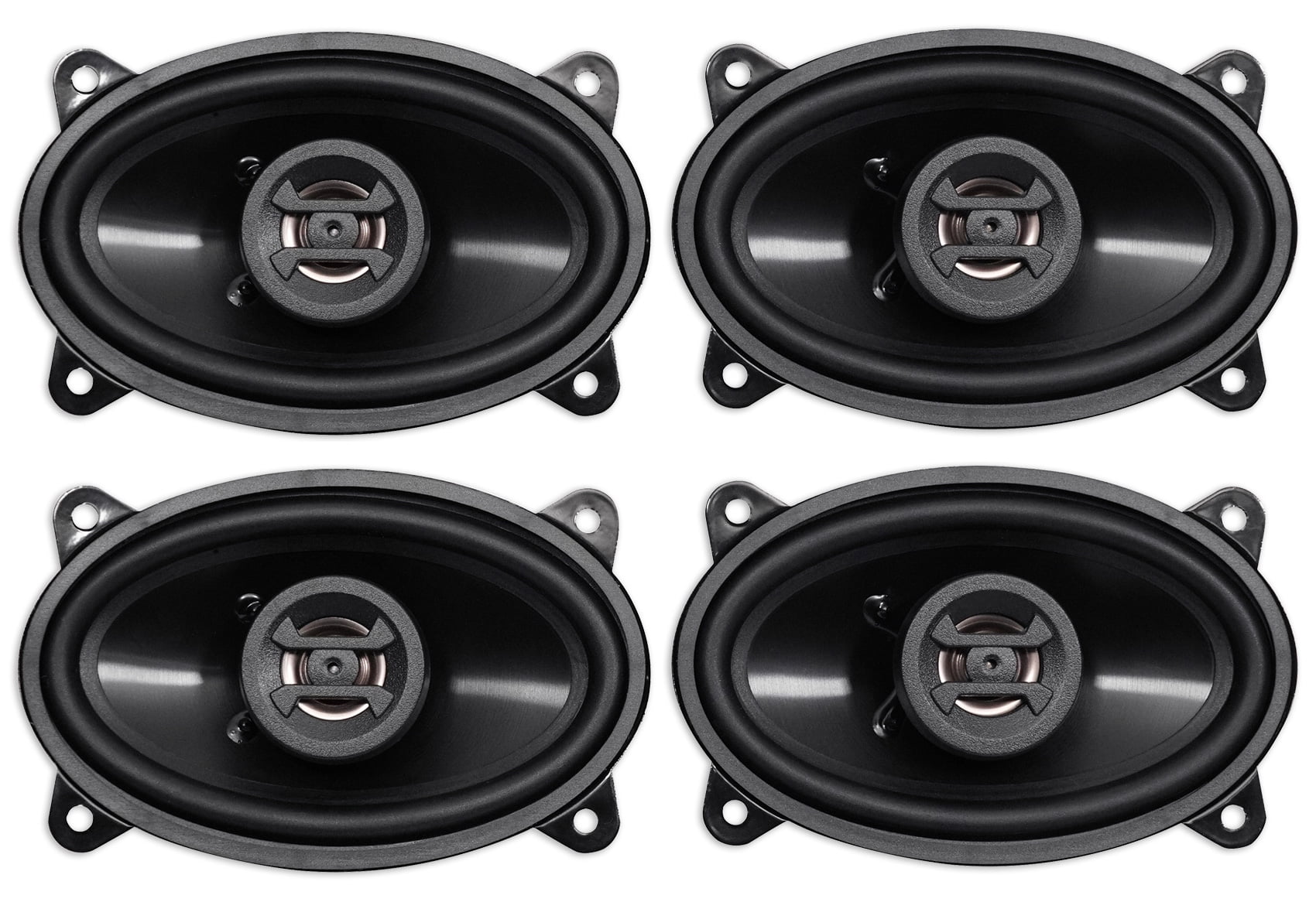 Hifonics ZS46CX 400W 4/" x 6/" Zeus Series 2-Way Coaxial Car Stereo Speakers