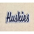 thumbnail image 4 of Huskies - Navy Blue/White - Team Mascot - Words/Names - Iron on Applique/Embroidered Patch, 4 of 4