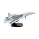 thumbnail image 5 of Modelo de avión SU-57 a escala 1/100, avión de ataque, juguete didáctico con base, modelo estimulado para el hogar, TV, mueble, oficina,, 5 of 9