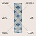 thumbnail image 4 of JONATHAN Y AMALFI COAST 2 x 10 Runner Rug, Cassis Ornate Ogee Trellis - Light Gray/Blue, AMC105B-210, 4 of 10