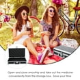 thumbnail image 6 of Gymnture 12" Aluminum Lock Briefcase w/ Foam - Portable Tool/Laptop Case for Men, 6 of 10