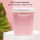 thumbnail image 5 of Dispensador portátil de leche en polvo para bebés, contenedor para almacenar dulces, frutas y alimentos para bebés, color rosa, grande, 5 of 10