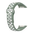 thumbnail image 1 of Btafrte Correa Reloj para Pulsera Band 6 TPU Suave (verde Blanco), 1 of 9