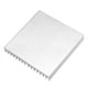 Aluminium Radiateur Refroidisseur Carte de Circuit de Refroidissement Ailette Argent Ton 60mmx60mmx10mm – image 3 sur 5