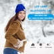 thumbnail image 4 of Gorro Beanie LED con luz, gorro tejido manos libres con 4 faros LED (azul), 4 of 4