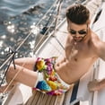 thumbnail image 2 of luoweisi Men's Beach Shorts Quick Dry Swim Trunks with Mesh Lining Snails XL, 2 of 5