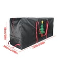 thumbnail image 4 of 4.4ft Heavy Duty Christmas Tree Storage Bag - Waterproof 600D Oxford Fabric, Reinforced Handles, Dual Zippers & Wide Opening. Christmas Tree Box. Solve Post - Holiday Storage Hassles, 4 of 4