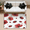 Multicolour 1, variant on CURLYOOT Red Ladybugs Rug for Living Room Bedroom, 4x6 Ft Washable Area Rug, Non Slip Rugs for Entryway, Floral Ladybugs Large Carpet for Indoor Dining Room