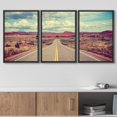 thumbnail image 3 of wall26 Framed Canvas Print Wall Art Set Path Through Grand Canyon National Park Nature Wilderness Photography Realism Rustic Colorful Landscape for Living Room, Bedroom, Office - 16"x24"x3, 3 of 5