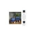 thumbnail image 6 of Ceramic Planter with Bamboo Wood Stand - Round Ceramic Pot for Indoor & Outdoor Plants - Modern Decorative Planter for Home & Garden; 8x8x10 inch, Blue, 6 of 13