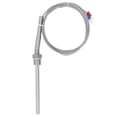thumbnail image 1 of Thermocouple, Sensitive 8x100mm K Type Temperature Thermocouple  For Measurement 1m / 3.28ft,2m / 6.56ft, 1 of 8