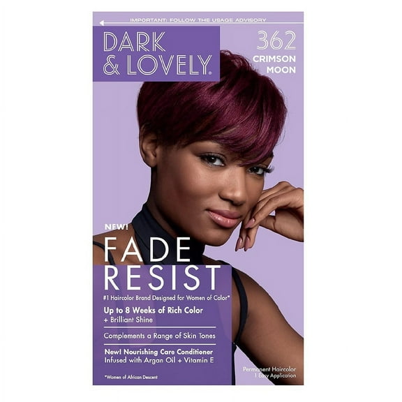 SoftSheen-Carson Dark and Lovely Fade Resistant Rich Conditioning Hair Color, Crimson #362 1.0 ea Pack of 3