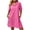 Pink, variant on Summer Dress for Women Maternity Midi Dress V Neck Short Sleeve Button Down Shirts Dress Baby Shower Pregnancy Dresses for Daily Vacation Maternity Clothings