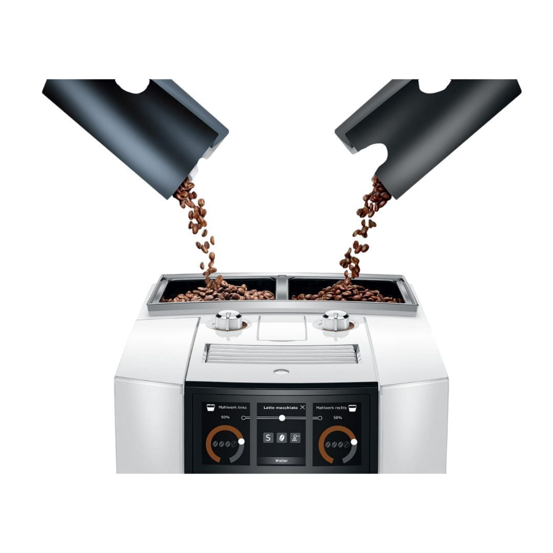 Jura J8 Twin Superautomatic Espresso Machine | Diamond White | 15657
