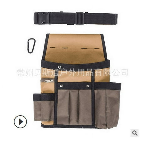 

DEWIN Tool Bag Garden - Heavy-Duty Waterproof Oxford Fabric Garden Multi-Function Tool Waist Bag Belt Tool Apron With Adjustable Tool Storage Bag