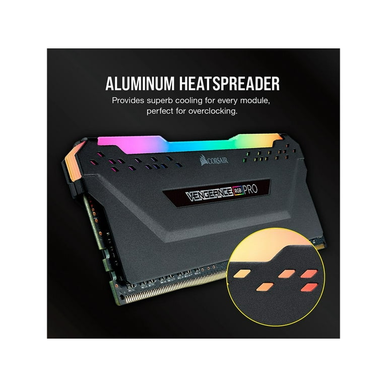 Cita amanecer Diariamente Corsair Vengeance RGB PRO 16GB (2x8GB) DDR4 3200MHz C16 LED Desktop Memory - Black - Walmart.com Cita amanecer Diariamente Corsair Vengeance RGB PRO 16GB (2x8GB) DDR4 3200MHz C16 LED Desktop Memory - Black - Walmart.com