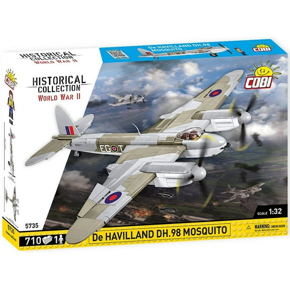 Cobi Toys 695-Piece HC WWII De Havilland DH-98 Mosquito