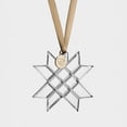 thumbnail image 2 of Orrefors 2023 Annual Paper Star Crystal Christmas Ornament, 2 of 5