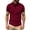 Red, variant on Muscularfit Work Shirts T Shirt Men Ringer Oversized Polo Shirts T-Shirt Bronze Collared Short Sleeve Casual Shirts for Men,XXXL