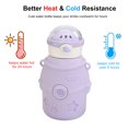 thumbnail image 4 of Frascos De Vacío Taza de aislamiento de pajita para bebé de 500 ml con pegatinas Hervidores de acero inoxidable (púrpura) Tmvgtek Para Estrenar, 4 of 9