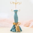 thumbnail image 4 of Rack Retro Jewelry Display Stand Exquisite Fashionable Peacock Blue Jewelry Rack Holder for Home Store, 4 of 5
