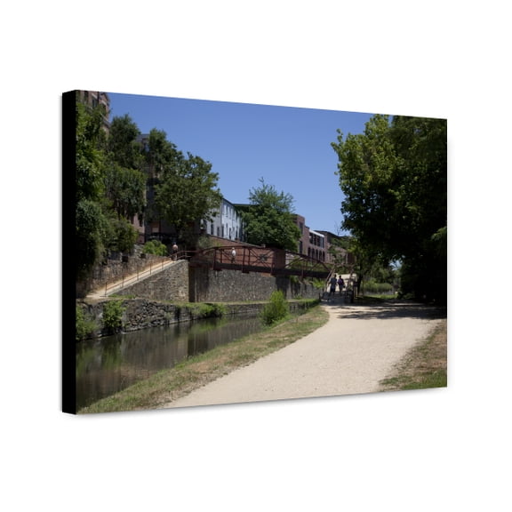 Canvas Print: Chesapeake And Ohio Canal, Georgetown, Nw., Washington, D.C., 2010
