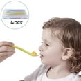 thumbnail image 3 of Baby spoon, 4 spoons, baby feeding spoon, porridge spoon, soft, BPA-free, for infants from 3 months, silicone, 3 of 6
