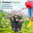 thumbnail image 5 of 10-Pack 5 Gallon Square Plastic Garden Planter Pots Flower Seedling Container Fit for Indoor Outdoor Plants Seedlings Flowers Vegetables Black$$Garden &, 5 of 7