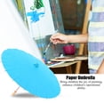 thumbnail image 4 of DIY Blank Paper Umbrella White Paper Parasol Decor Props for Kindergarten Parent Child Activities, 4 of 8