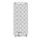 thumbnail image 3 of Florero cilíndrico Macarena de cristal 8 x 20 cm soporte decorativo elegante Plateado, 3 of 8