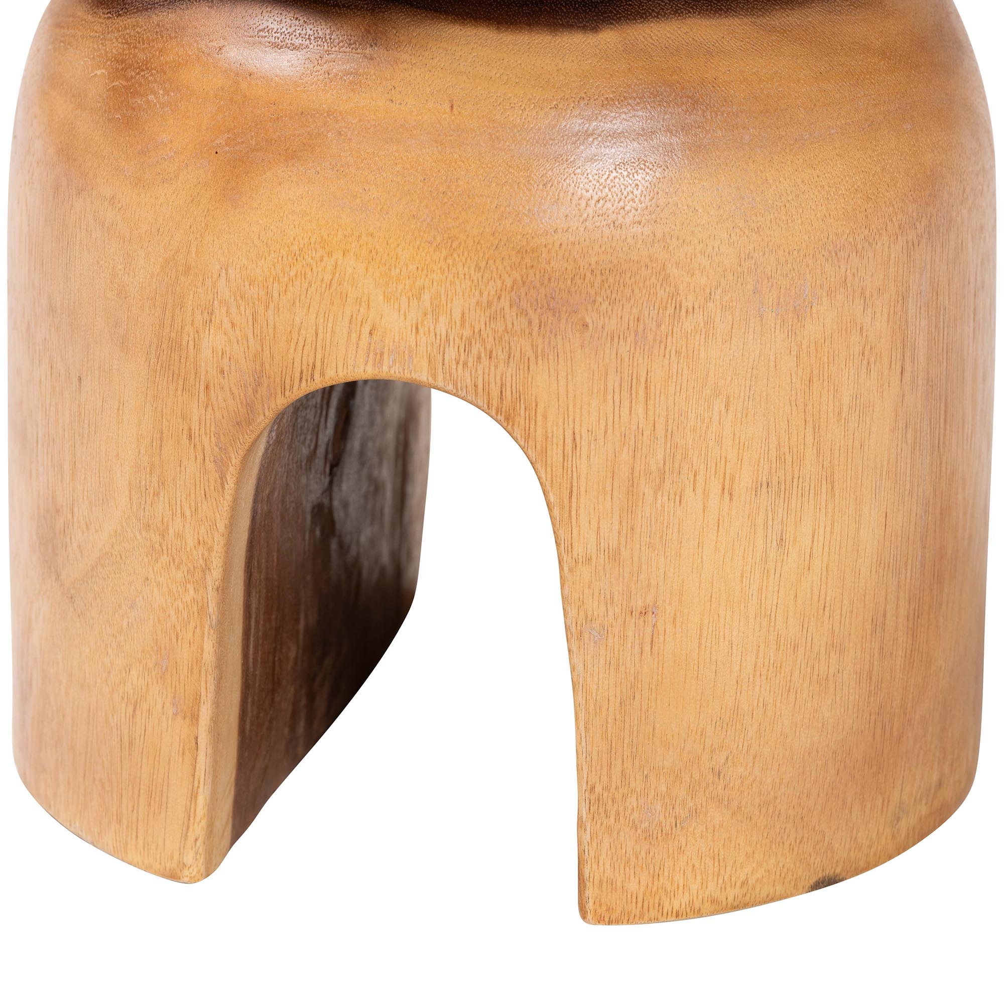 bali & pari Abrina Rustic End Table, Natural Brown