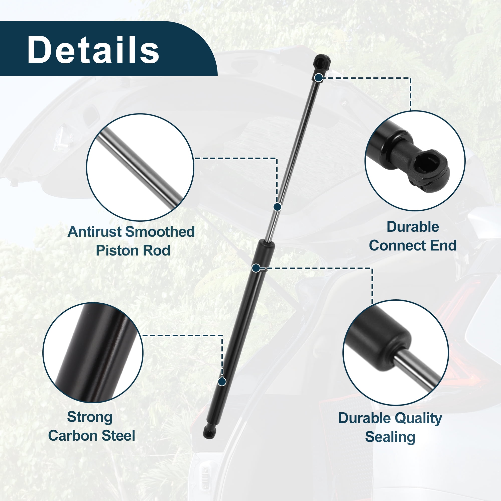 Unique Bargains 2Pcs Tailgate Lift Supports Struts for Volvo C30 Hatchback 2006-2012