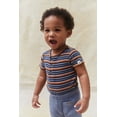 thumbnail image 5 of easy-peasy Baby Short Sleeve Henley Bodysuit, Sizes 0-24 Months, 5 of 7