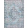 thumbnail image 2 of Addison Rugs Chantille Indoor/Outdoor Traditional Global Blue Machine Washable Rectangle Rug, 3' x 5', 2 of 8