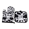 thumbnail image 2 of Nomeni Oven Mitts Windfall Leopard Print Microwave Gloves Thickened Heat Mitts Kitchen Baking Kit, 2 of 5