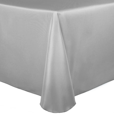 

Ultimate Textile Bridal Satin 108 x 132-Inch Oval Tablecloth