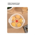 thumbnail image 2 of Vaporera multifuncional para microondas con tapa transparente. Ollas de vapor para cocinar albóndigas, verduras, tocino y mariscos A, 2 of 5