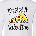 thumbnail image 4 of Inktastic Anti-valentine's Pizza is My Valentine Long Sleeve Youth T-Shirt, 4 of 5