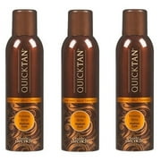 Body Drench QuickTan Bronzing Spray Instant Self Tanner, Medium/Dark, 6oz, 3 Pack