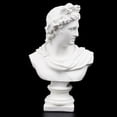 thumbnail image 3 of 11,6 pulgadas clásico griego dios del poesía cabeza busto estatua escultura romana figurita para decoración y colección SM SunniMix Figura de mitología griega, 3 of 6