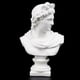 thumbnail image 3 of 11,6 pulgadas clásico griego dios del poesía cabeza busto estatua escultura romana figurita para decoración y colección SM SunniMix Figura de mitología griega, 3 of 6