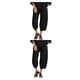 thumbnail image 1 of Minnieouse Pantalones transpirables de algodón y lino con cintura elástica para informal, pantalones holgados para mujer, camisetas anchas sin Type9 NO9, 1 of 6