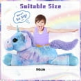 thumbnail image 3 of MaoGoLan 43" Big Unicorn Stuffed Animal Plush Giant Soft Unicorn Pillow Toy, 3 of 8