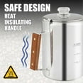 thumbnail image 3 of Coffee Percolators Stovetop for Camping, Percolator Coffee Pot Stainless Steel Coffee Maker Camping Outdoors 9 Cup, 3 of 5