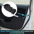 thumbnail image 2 of Actuador de bloqueo de puerta de potencia del lado del pasajero delantero para Toyota Sienna 98-03 No.6911008010 Negro, 2 of 7
