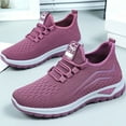 thumbnail image 6 of Xiaoxatg Women's Breathable On Sneakers Comfortable Athletic Footwear Ideal for Gym Outdoor Activities Casual Walks and Travel 7 Light Purple, 6 of 9