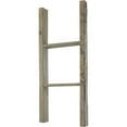 thumbnail image 4 of Ekena Millwork 15"W x 36"H x 3 1/2"D Vintage Farmhouse 2 Rung Ladder, Barnwood Decor Collection, Reclaimed Grey, 4 of 13