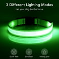 thumbnail image 3 of KEINXS LED Dog Collar USB Rechargeable Waterproof Adjustable Light Up Dog Collar Super Bright Safety Light Glowing Collars, 3 of 8